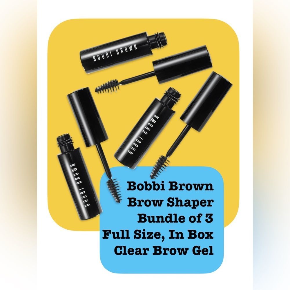 Bobbi Brown | Clear Brow Gel | Pack of 3 | Full Size | New in Box